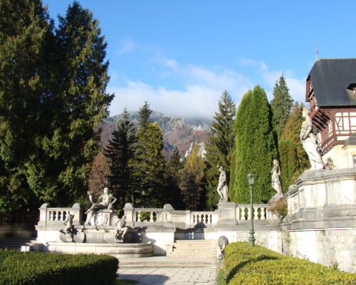 Terasele Castelului Peles - Sinaia